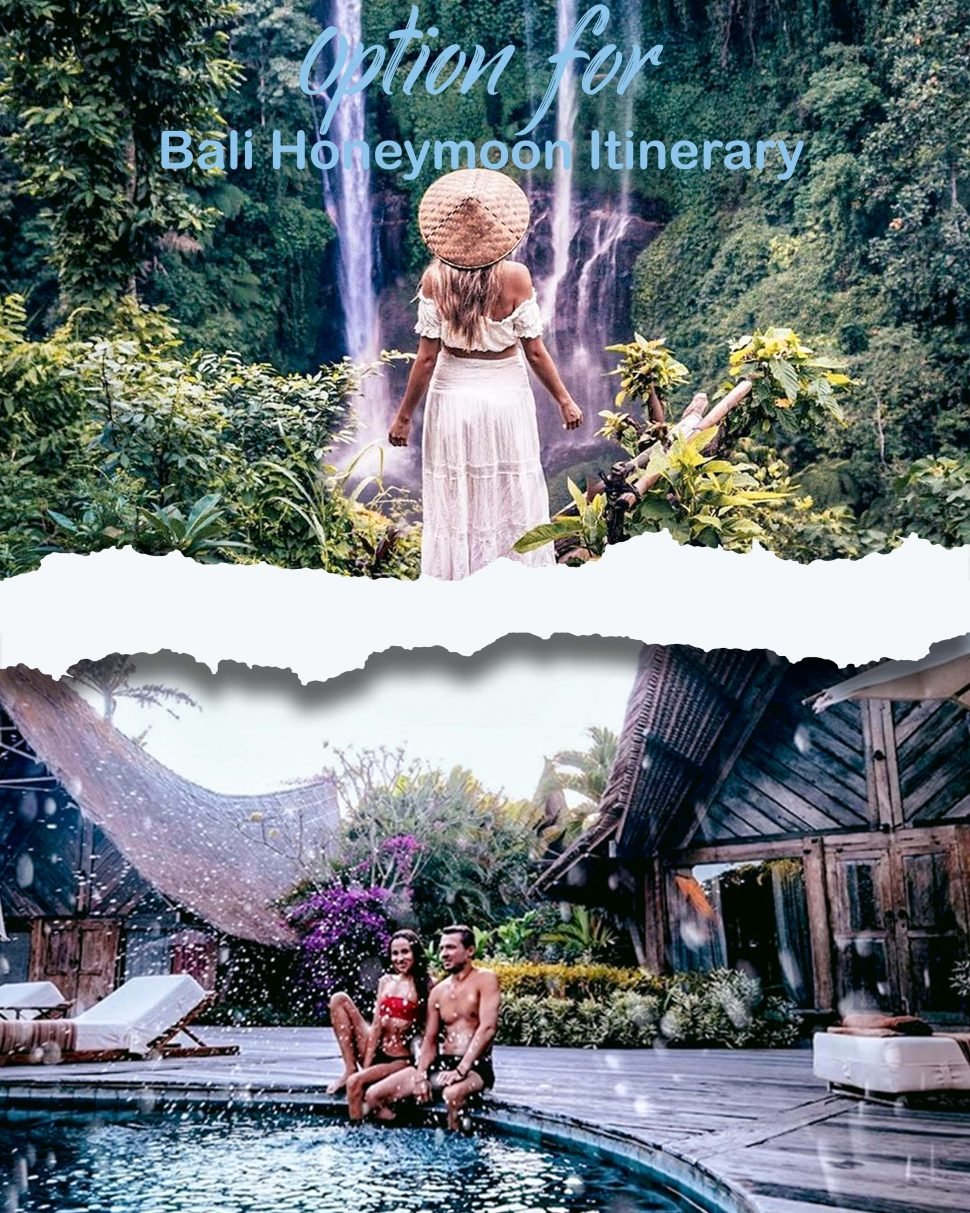 bali honeymoon itinerary