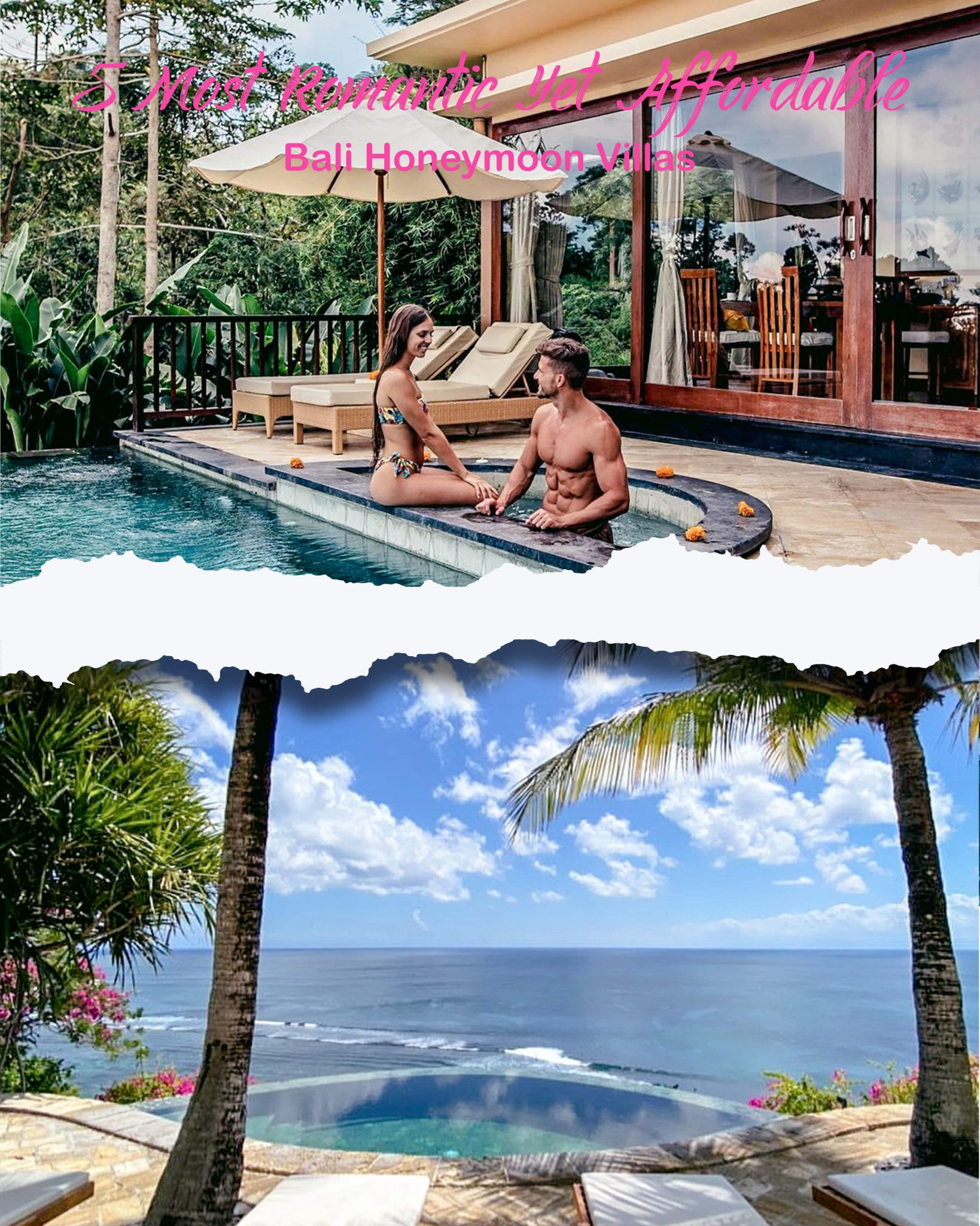 5 Most Romantic Yet Affordable Bali Honeymoon Villas Experience Bali With The Best Tour