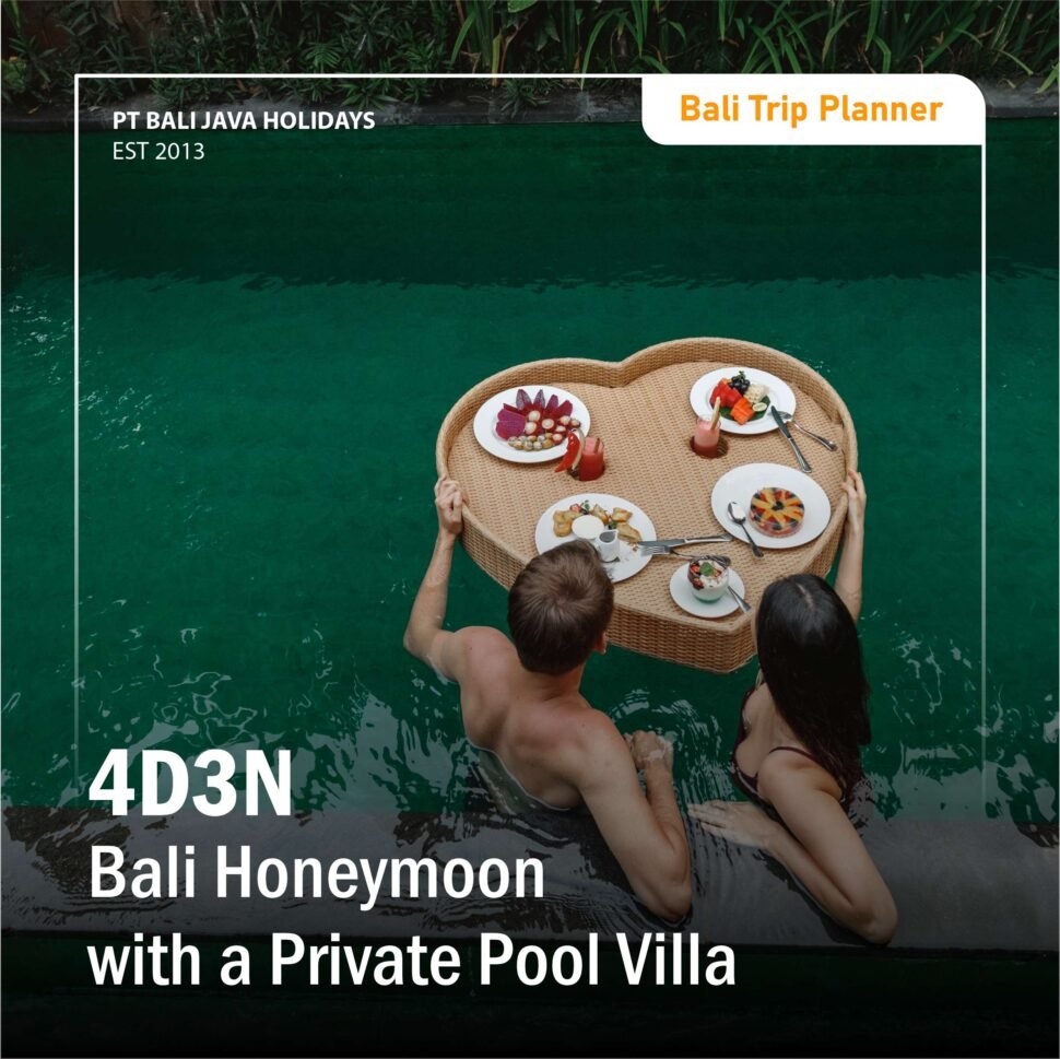 BALI Honeymoon with Private Pool Villa 4D3N