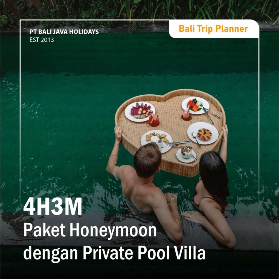 4H3M Paket Honeymoon Nusa Penida dengan Private Pool Villa